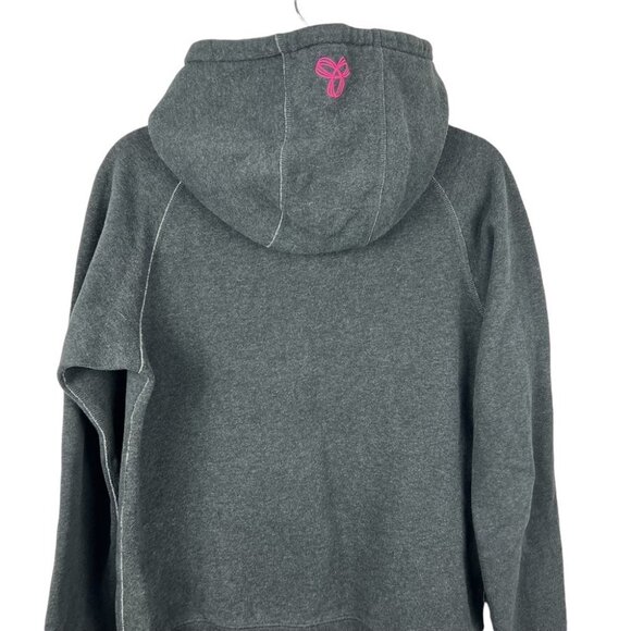 Aritzia Gray Hoodie with Pink Design - Picture 8 of 13